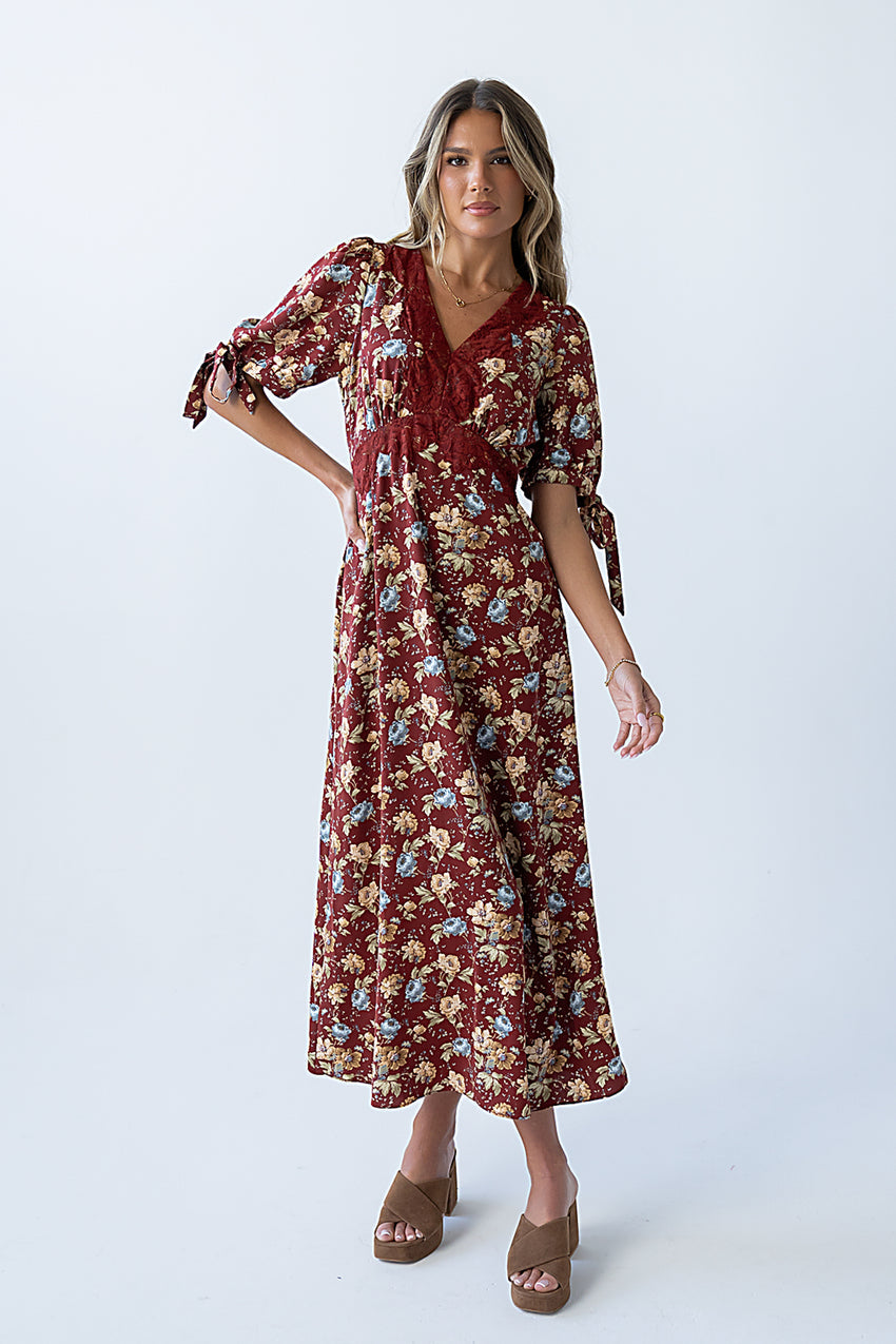 Gage Floral Maxi Dress - Final Sale
