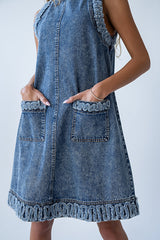 Keslie Denim Mini Dress - Final Sale