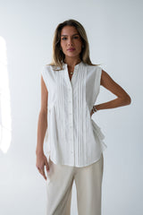 Halle Pleated Top - Final Sale