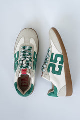 Kelly Retro Sneakers In Green-White - Final Sale