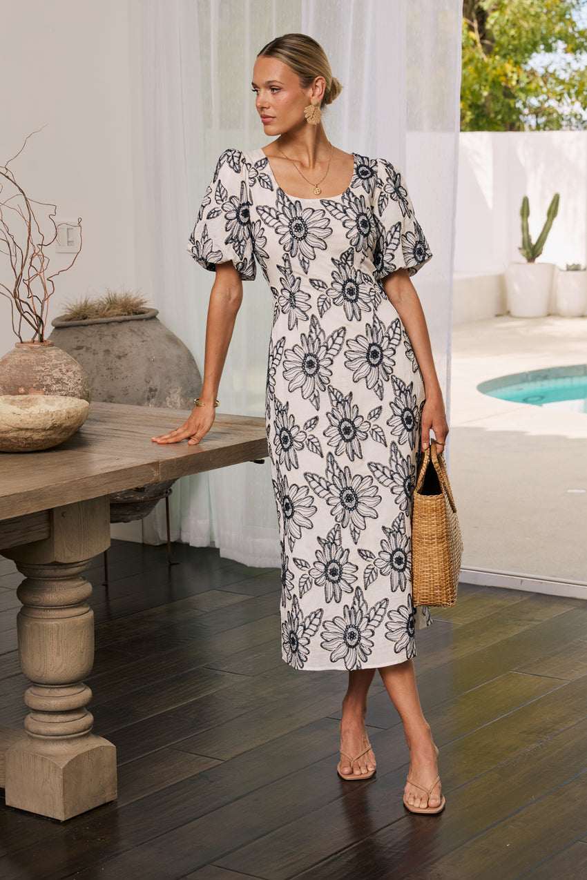 Brielle Embroidered Maxi Dress - FINAL SALE