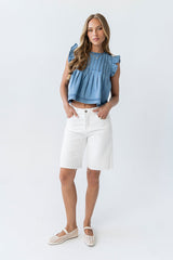 Kenna Pleated Blouse