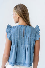Kenna Pleated Blouse