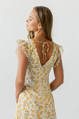 Avery Floral Midi Dress - Final Sale