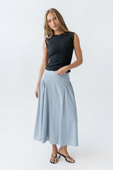 Laura Striped Midi Skirt - Final Sale
