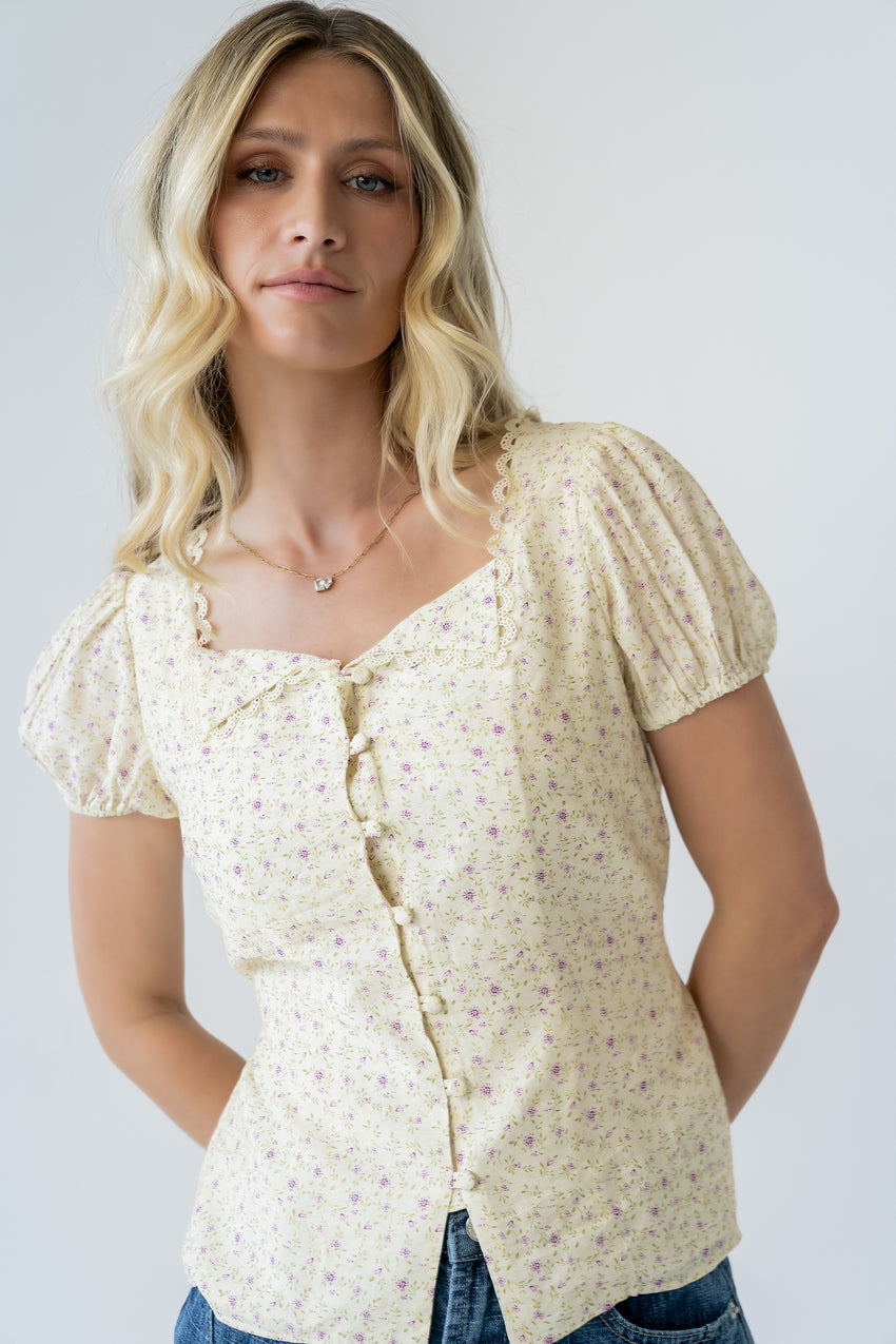 Karlie Floral Blouse - Final Sale