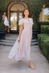 Baylor Floral Maxi Dress In Pink