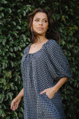 Janika Plaid Romper - Final Sale