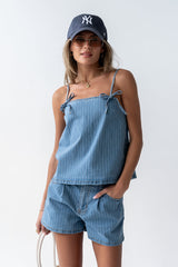 Marline Pinstripe Tank Top - Final Sale