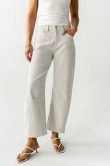 Tilly Striped Barrel Jeans - FINAL SALE