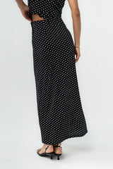 Malia Polka Dot Maxi Skirt