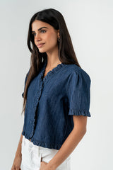 Miranda Denim Top - Final Sale