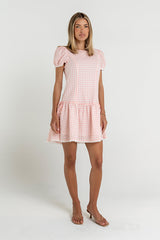 Chance Gingham Mini Dress - Final Sale