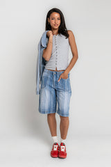 Franklin Striped Bermuda Shorts