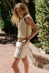 Cecily Crochet Tank Top - Final Sale