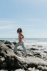 Veronica Floral Wide Leg Jeans - Final Sale