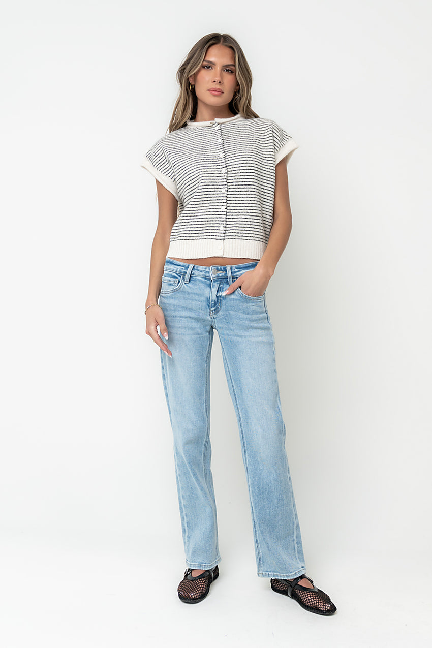 Percey Knit Cardigan in White