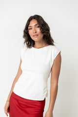 Jayden Pleated Top - FINAL SALE