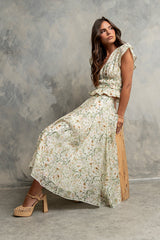 Carlie Floral Midi Skirt - FINAL SALE
