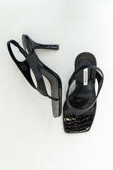 Steve Madden Slingback Heels In Black