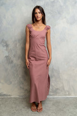 Mika Maxi Dress in Mauve