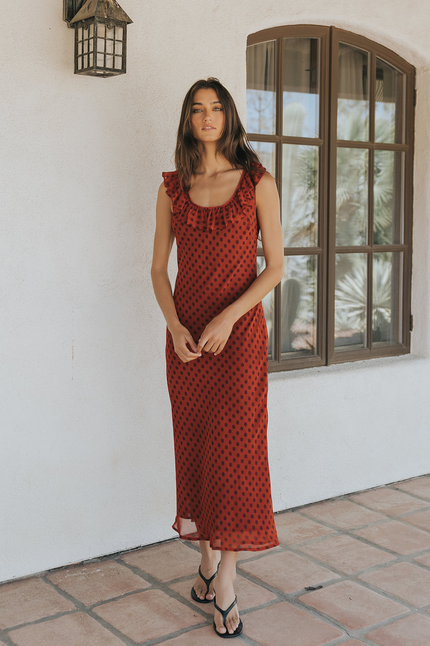 Lanie Polka Dot Dress