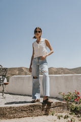 Giana Embroidered Tank Top