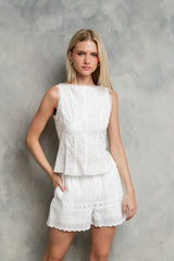 Kendra Embroidered Top