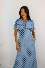 Tate Polka Dot Midi Dress