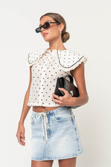 Polliana Polka Dot Top - Final Sale