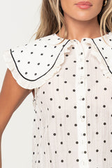 Polliana Polka Dot Top - Final Sale
