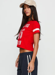 All Pro Graphic Top Red
