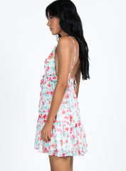 Dionne Mini Dress Pink Multi
