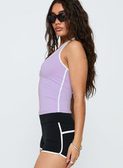 Say It First Halter Top Lilac