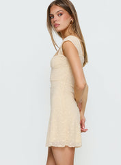 Lanchester Mini Dress Butter Yellow