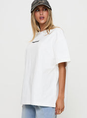 Power Play Active Oversized Tee White