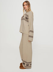 Anok Star Pants Brown / Cream