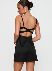 By Your Side Playsuit Black
