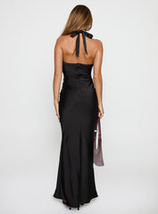 Gloriana Halter Maxi Dress Black