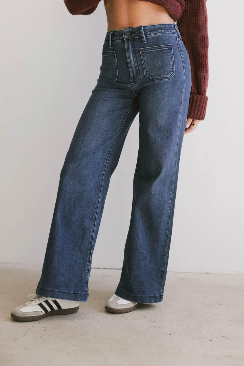 Natasha Wide Leg Jeans - Final Sale