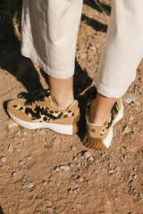Steve Madden Campo Sneakers In Leopard - Final Sale