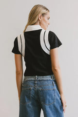 Dune Contrast Top - Final Sale