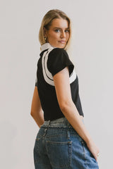 Dune Contrast Top - Final Sale