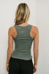 Kendall Tank In Teal - Final Sale