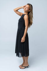 Liora Polka Dot Midi Dress - Final Sale