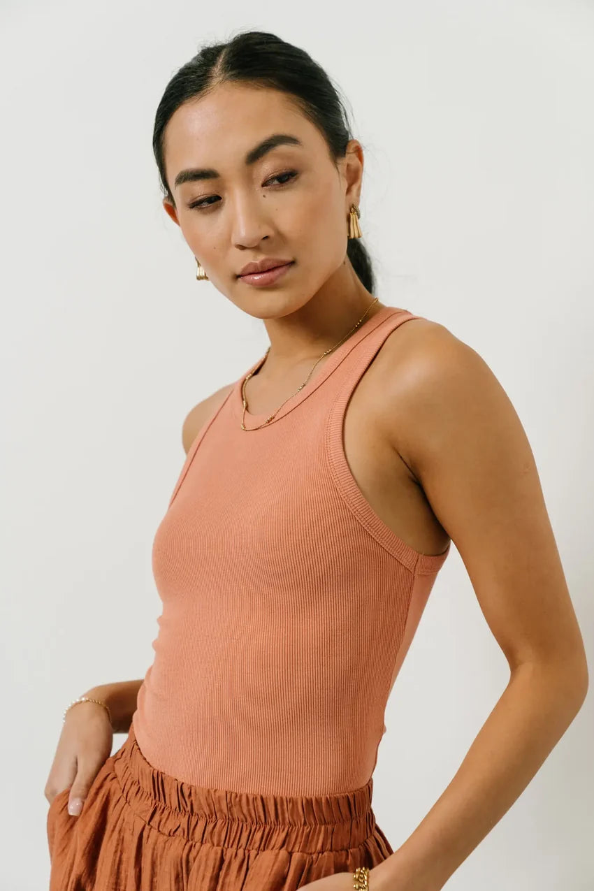Kendall Tank in Salmon - FINAL SALE
