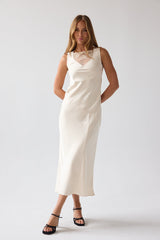 Shelby Satin Maxi Dress - Final Sale